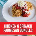 Chicken Parmesan Bundles - make this amazing main dish recipe.