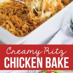 Creamy Ritz Chicken Bake - this will be one of your family favorite main dishes for sure!