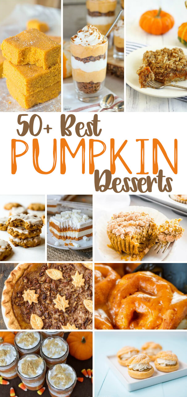 50 Pumpkin Desserts That You'll Fall For! from www.thirtyhandmadedays.com
