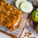 Apple Cake with a delicious caramel topping - make this apple cake recipe and you'll fall in love with it. Perfect for fall! from www.thirtyhandmadedays.com