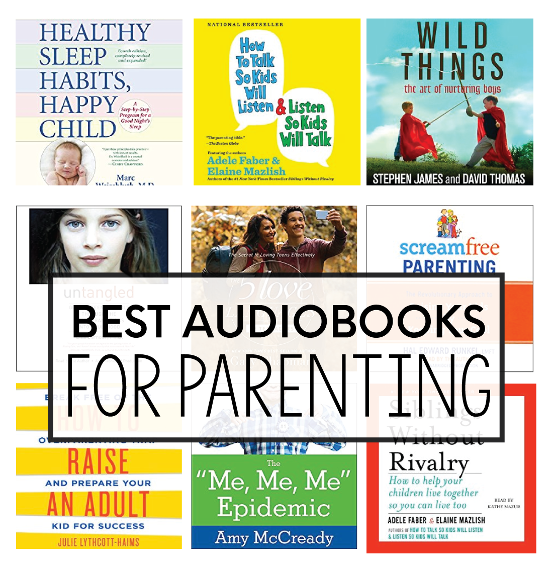 Best Audibooks for Parenting - books that will change your life and your outlook on parenting. www.thirtyhandmadedays.com