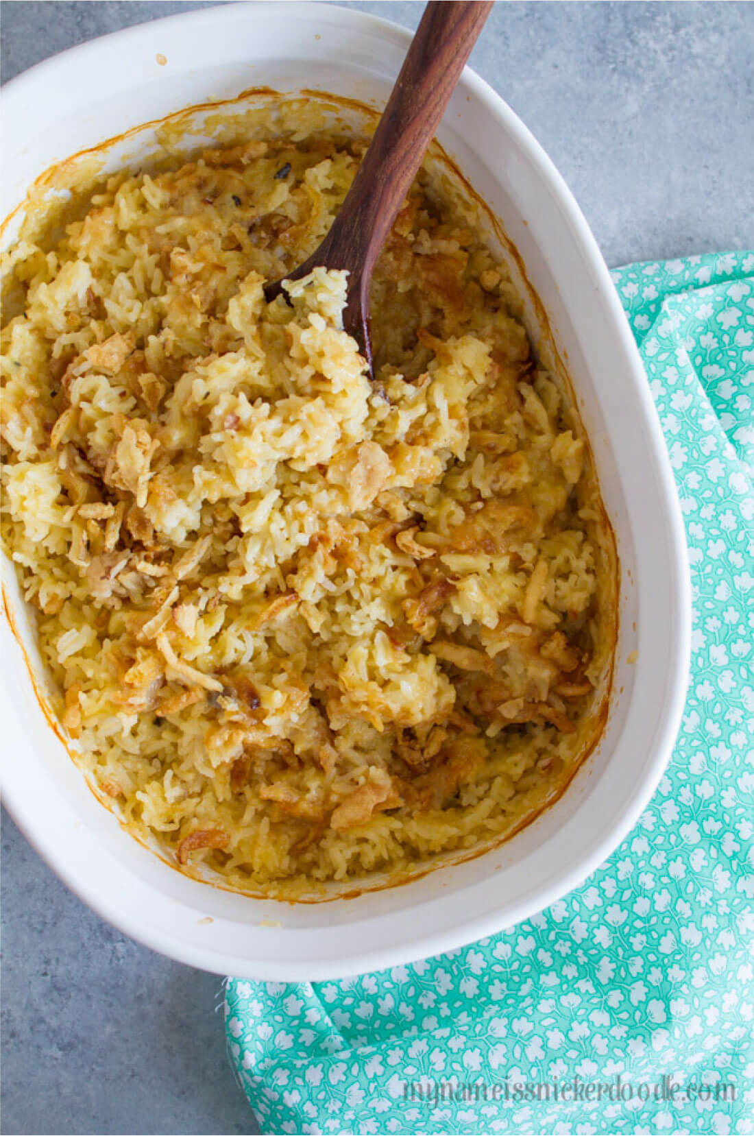 One of the best rice dishes - creamy rice. It's easy and tastes amazing. From My Name is Snickerdoodle