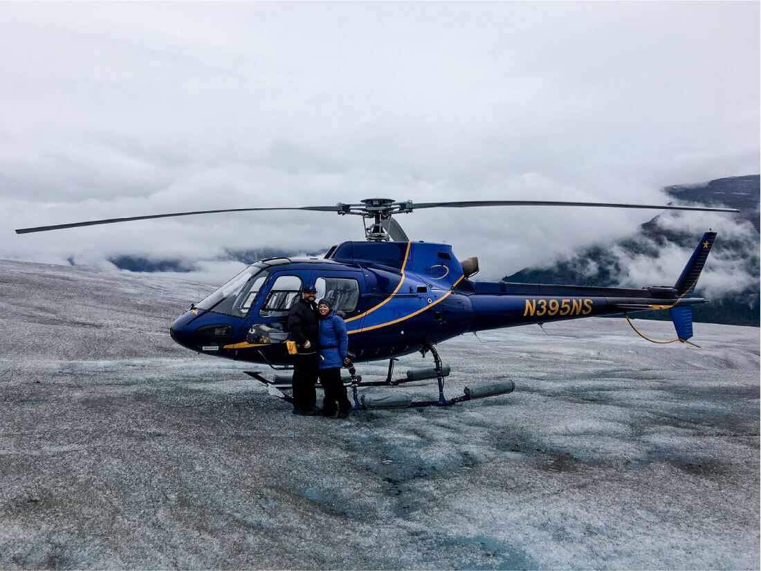 What's It Really Like Going on an Alaskan Cruise? Standing on top of Taku Glacier.