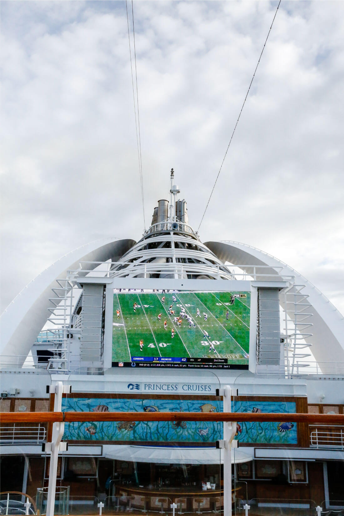 What's It Really Like Going on an Alaskan Cruise? Football game