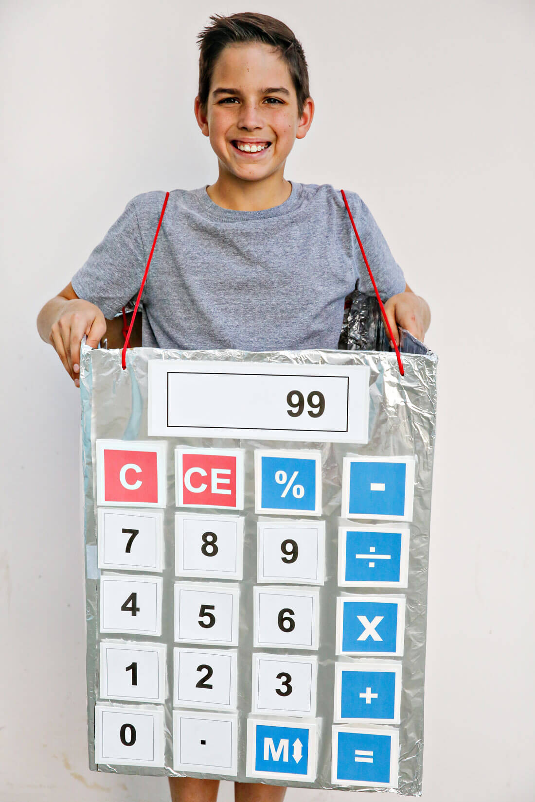 Last Minute Halloween Costumes: How to make a calculator from www.thirtyhandmadedays.com