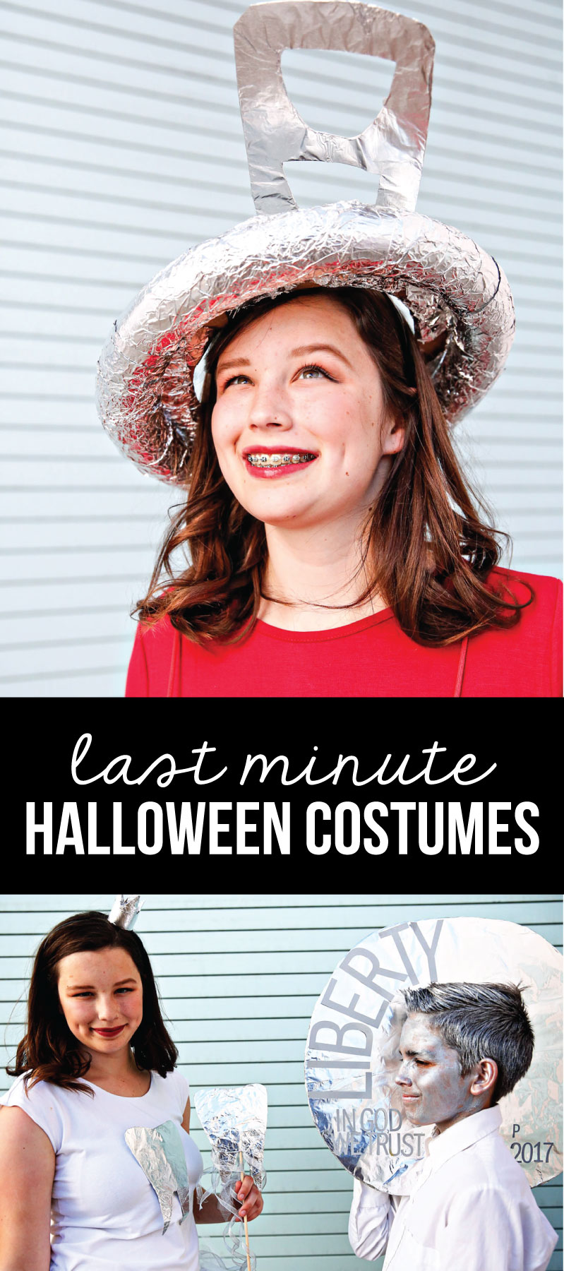 Last Minute Halloween Costumes: How to make 4 different costumes via www.thirtyhandmadedays.com