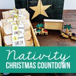 Nativity Christmas Countdown - bring the true meaning of Christmas into your home www.thirtyhandmadedays.com