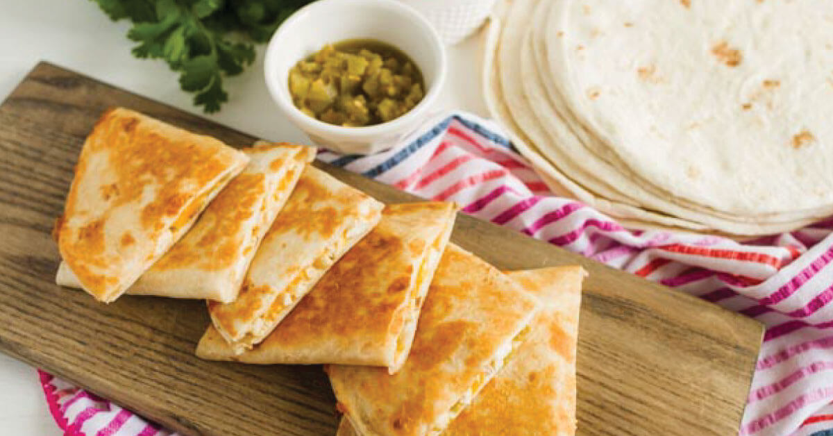 Chile Chicken Quesadilla Recipe