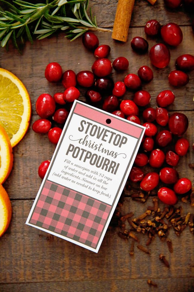 Stovetop Christmas Potpourri