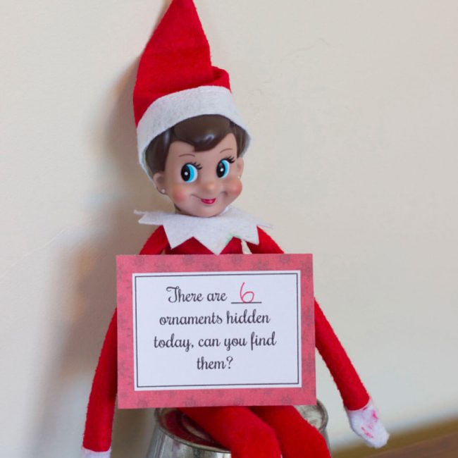 Printable Elf on the Shelf Ideas