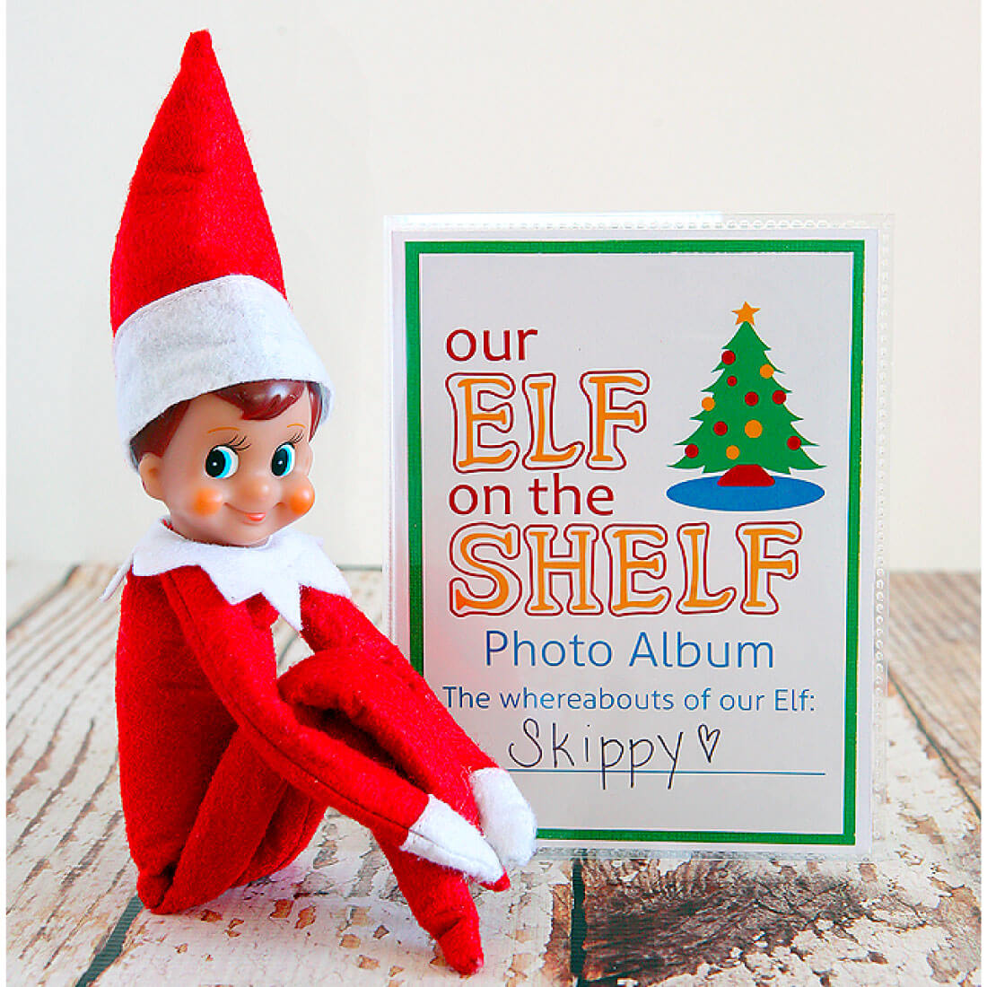 DIY Elf on the Shelf Photo Album