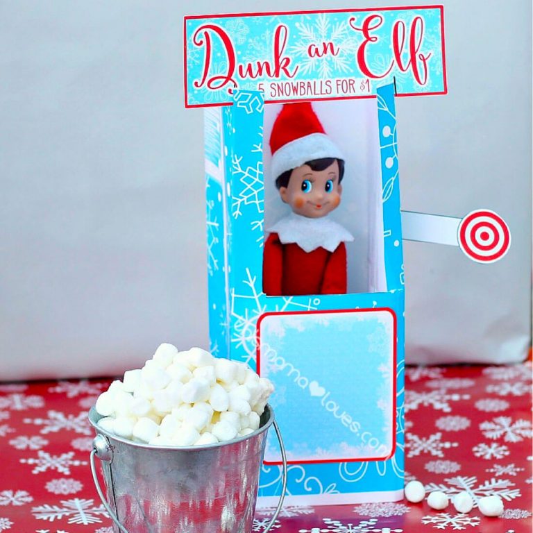 Printable Elf on the Shelf Ideas