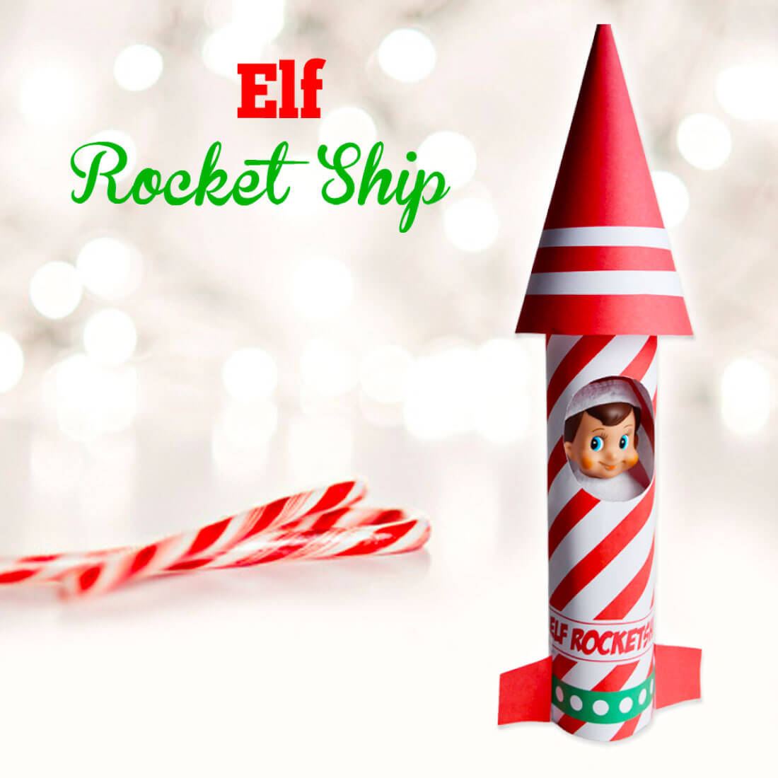 Elf on the Shelf Rocket Ship