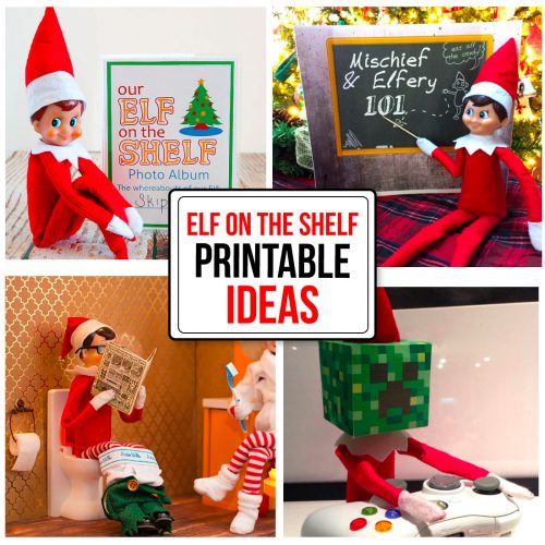 Printable Elf on the Shelf Ideas