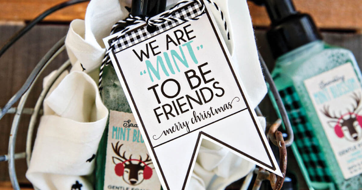 Printable Christmas Best Friend Tag