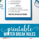 Printable Winter Rules via www.thirtyhandmadedays.com