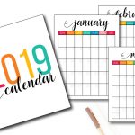 2019 Printable Calendar