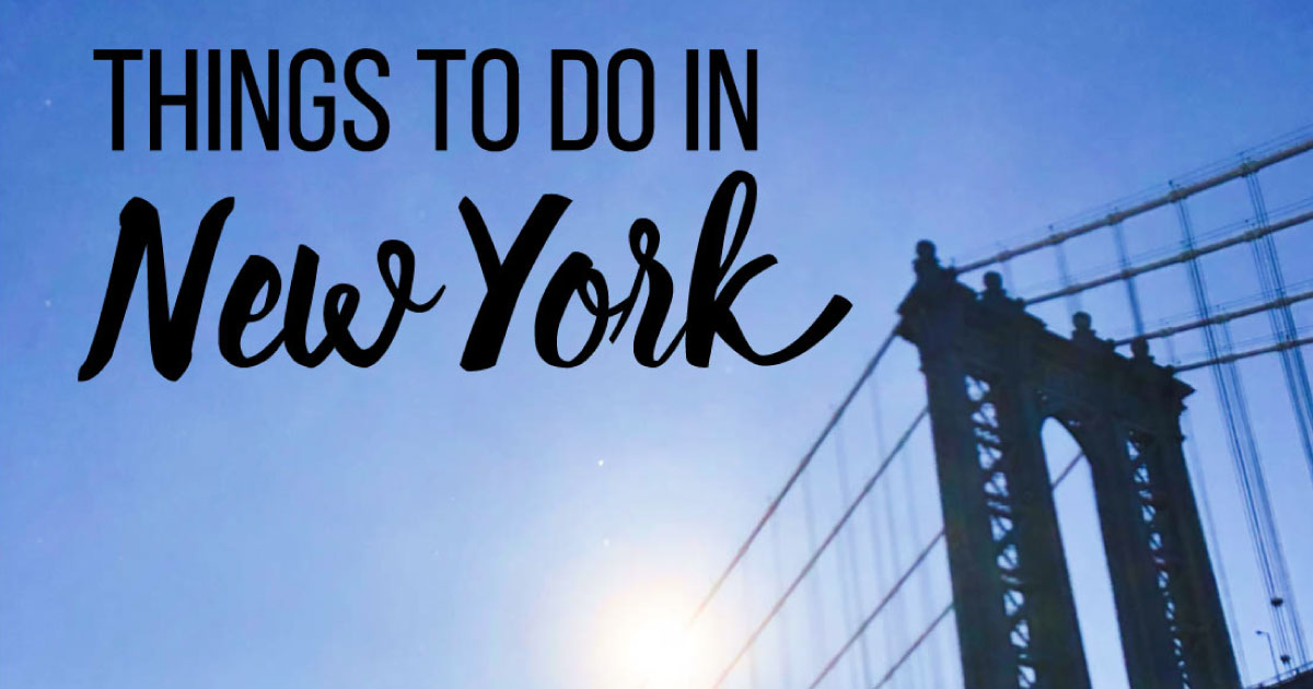 Things to Do in New York