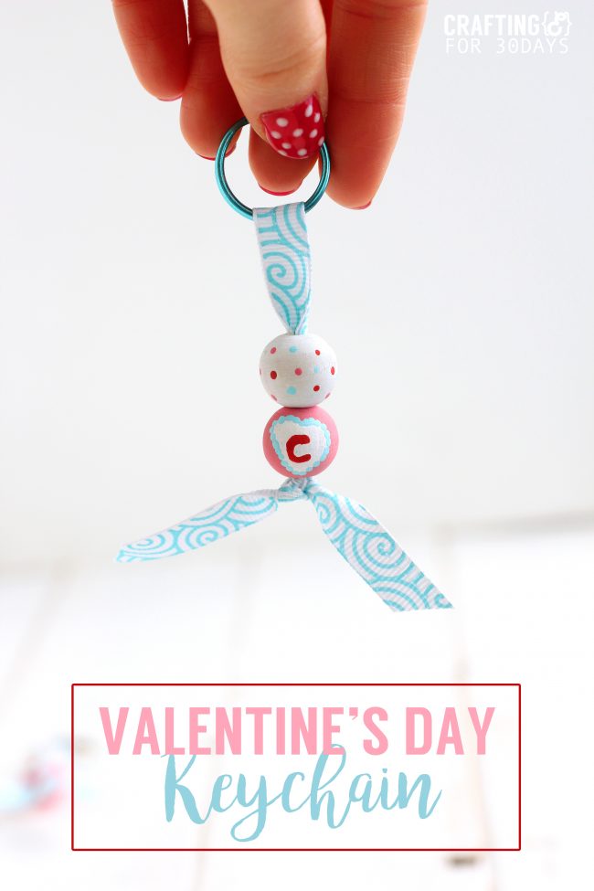 Valentine's Day Key Chains - DIY key chains for someone you love! 