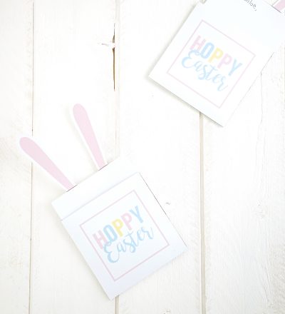 Printable Easter Bunny Note