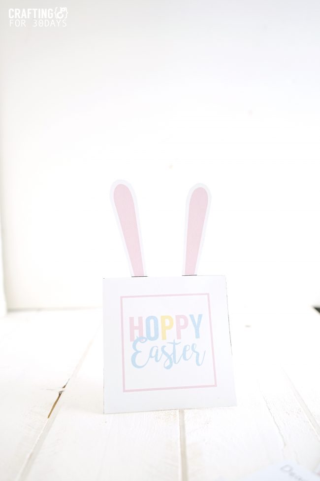 Printable Easter Bunny Note - use these for the holiday! www.thirtyhandmadedays.com