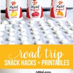 Yoplait Yogurt yogurt bites for Spring Break Road Trip Hacks plus printables www.thirtyhandmadedays.com