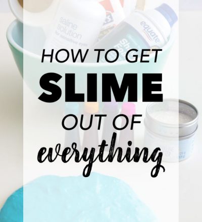 How to Get Slime Out of Carpet and Everything Else