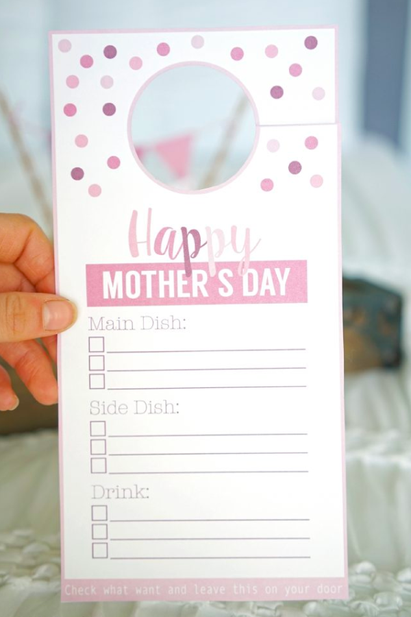 Mother's Day Breakfast in Bed Printable Kit - print out these cute designs to make Mother's Day even more special!
