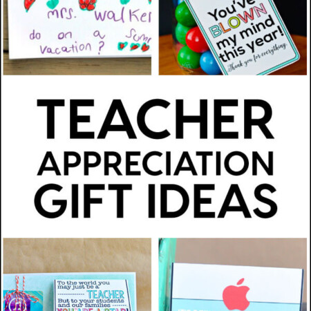 Teacher Appreciation Gifts - a whole bunch of ideas in one spot to help the teacher in you life feel special.