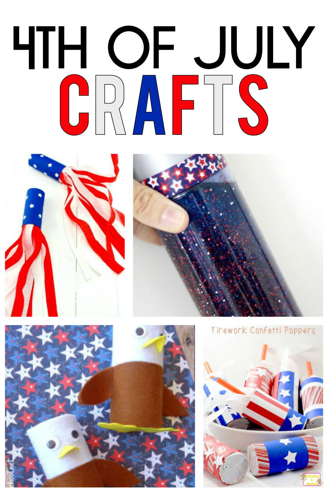 4th of July Crafts - all kinds of crafts to make with your kids for this holiday. www.thirtyhandmadedays.com