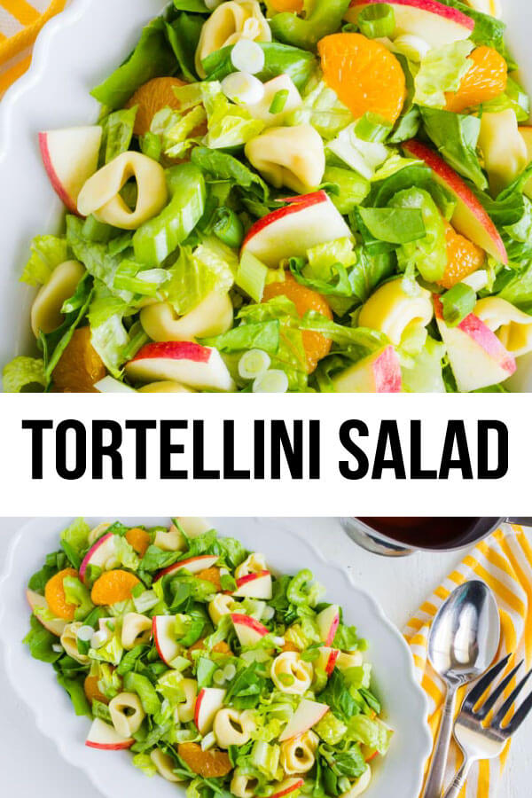 Tortellini Salad - a different take on salad! It has all kind of good ingredients in it. via www.thirtyhandmadedays.com