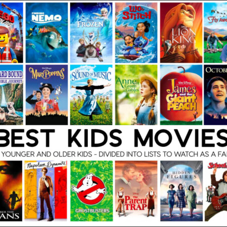 Best Kids Movies - a list of appropriate kid movies broken down by younger and older kids.