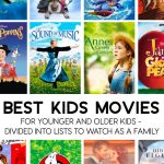 Best Kids Movies - a list of appropriate kid movies broken down by younger and older kids. www.thirtyhandmadedays.com