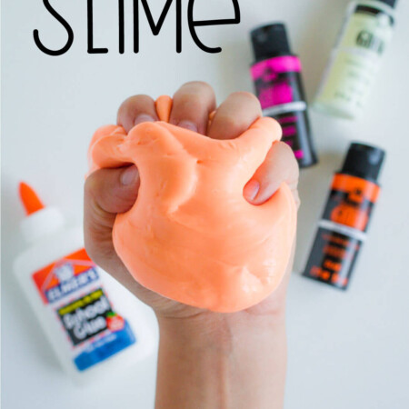 How to make Glow in the Dark Slime - easy and fun to make with your kids.