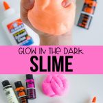 How to make Glow in the Dark Slime - easy and fun to make with your kids.