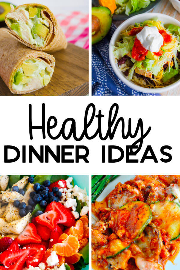 Healthy Dinner Ideas - a little something for everyone, salad, chicken and more. www.thirtyhandmadedays.com