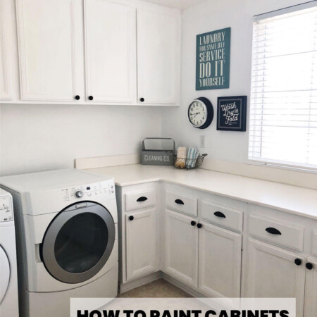 How to Paint Cabinets - the tips, tricks and resources to use to transform your space on the cheap.