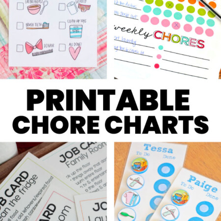 Printable Chore Chart Ideas