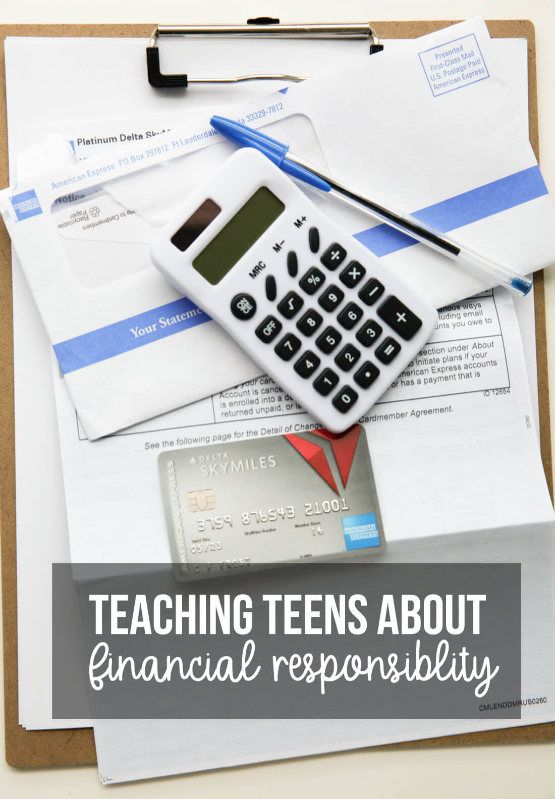 Teaching Teens about Financial Responsibility - what they need to know before they leave your home.