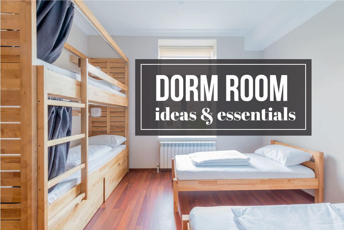 Dorm Room Ideas and Essentials - things you should prepare for with your college student. 