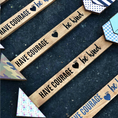 Girls Camp Crafts - learn how to make these cute arrows.