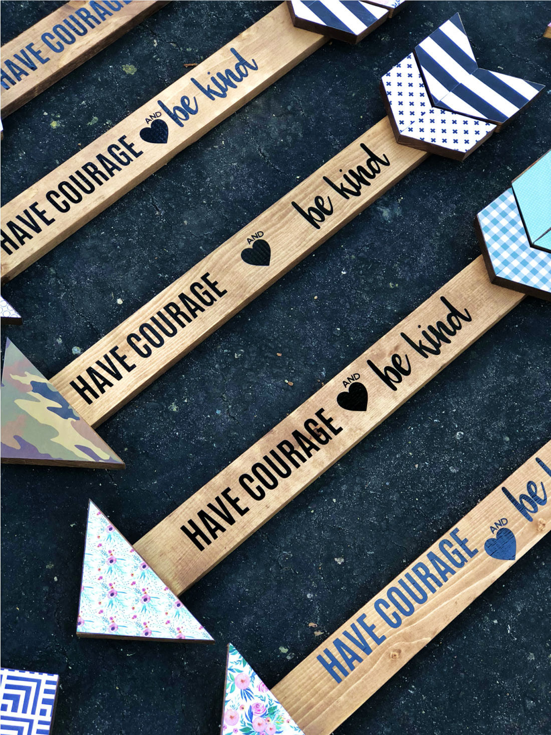 Girls Camp Crafts - learn how to make these cute arrows. 