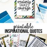 Printable Short Inspirational Quotes - download to inspire!