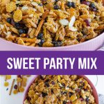 Salty and Sweet Party Mix - the perfect treat for a party, for a snack or just because. www.thirtyhandmadedays.com