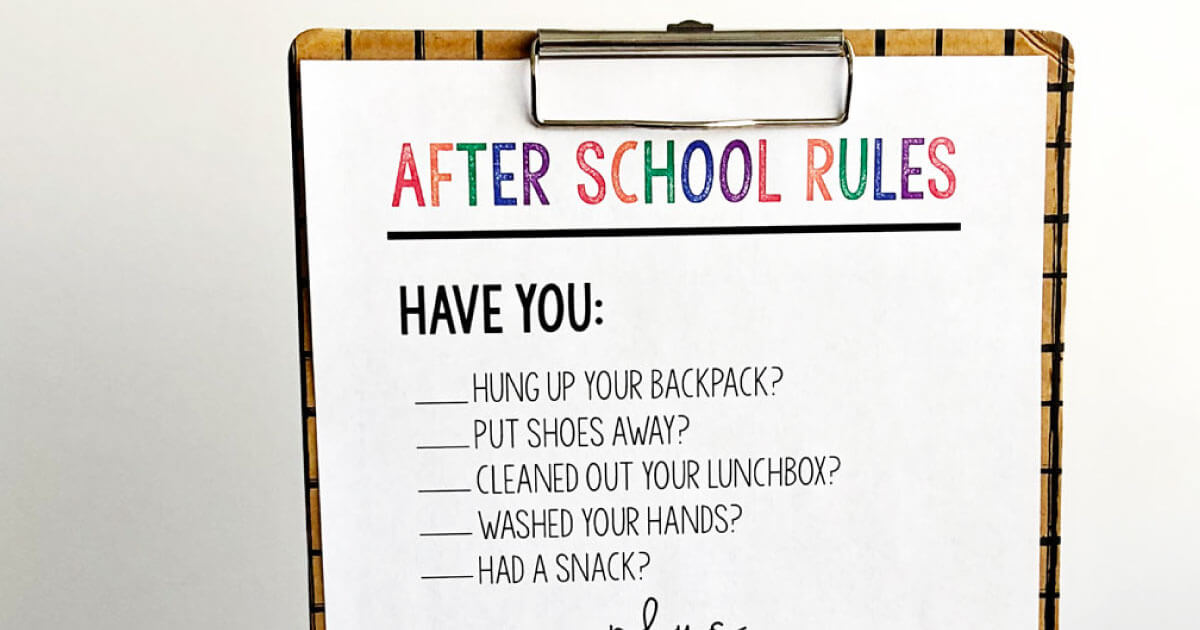 After School Rules after-school-rules
