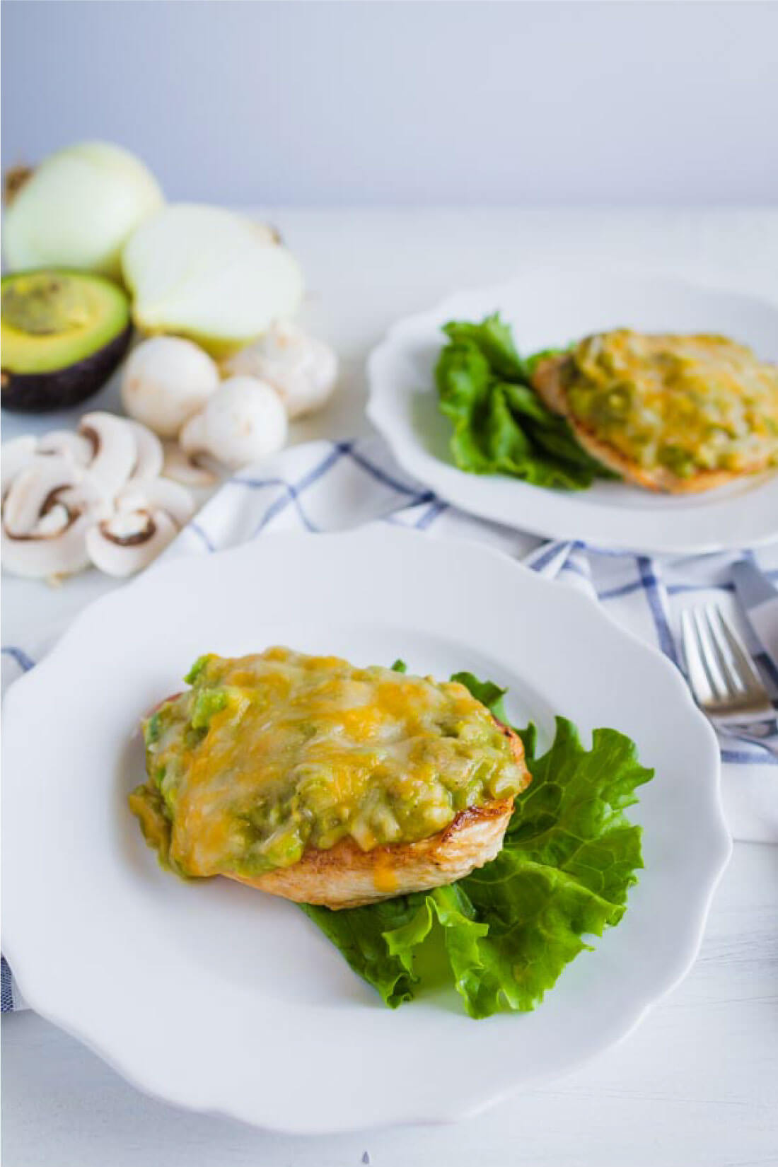 Avocado Chicken Dinner - a new take on baked chicken recipes from www.thirtyhandmadedays.com