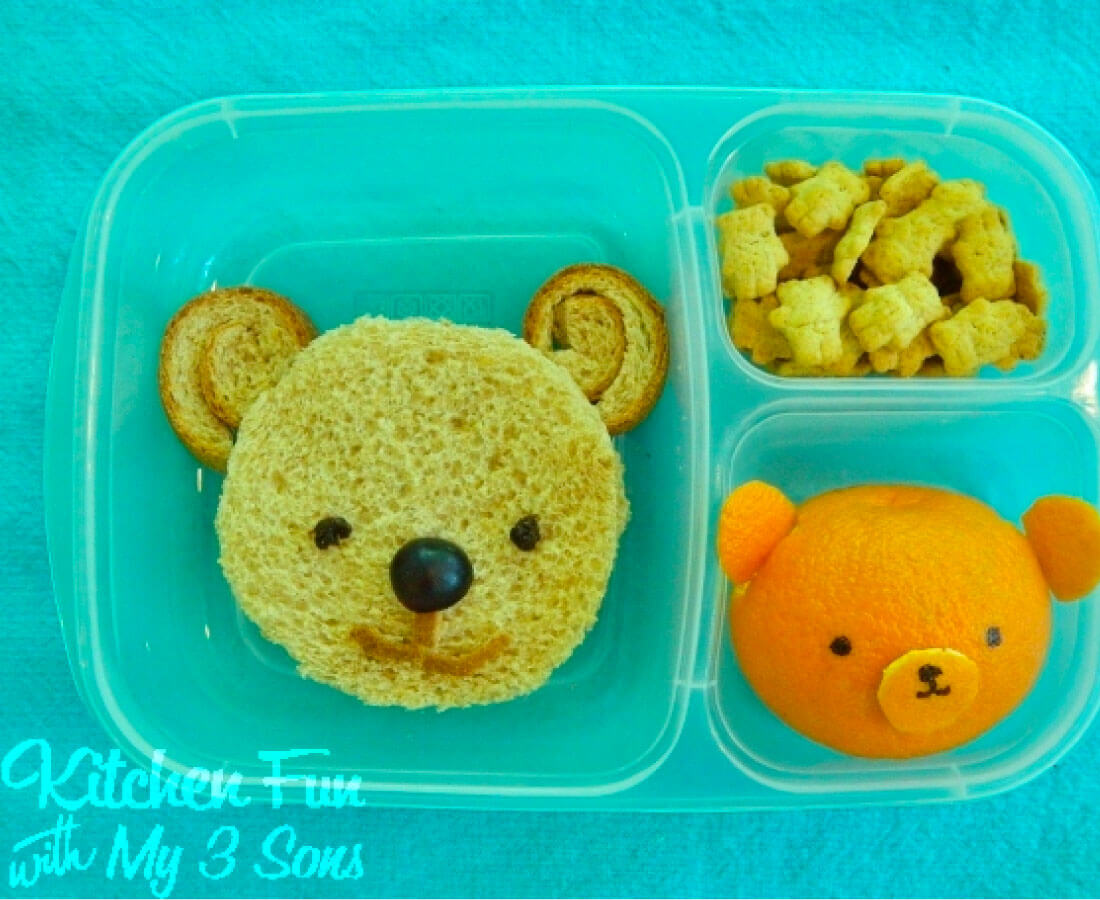 Kids Bento Box - make this cute bear lunch