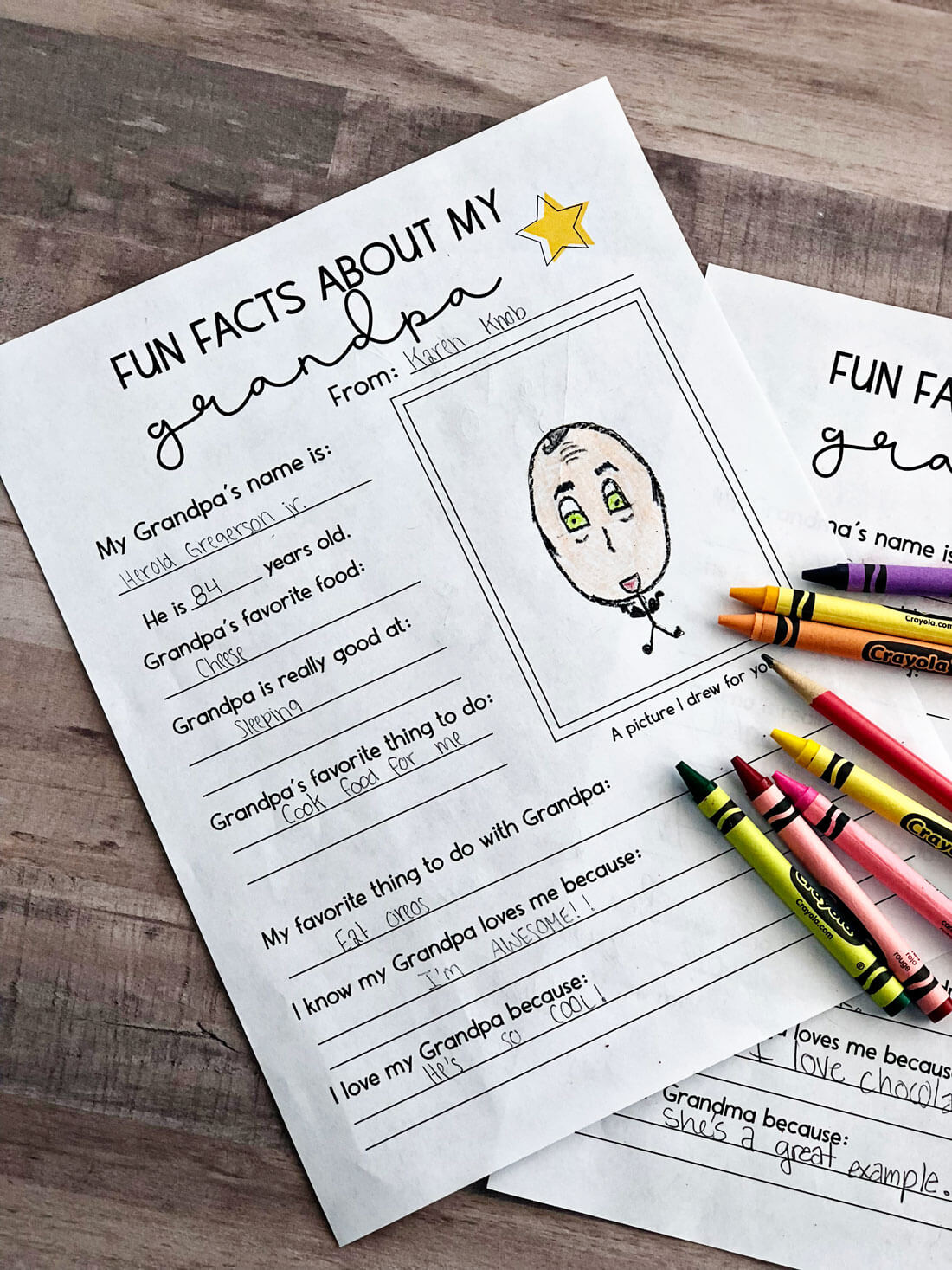 Download Printables For Grandparents Day