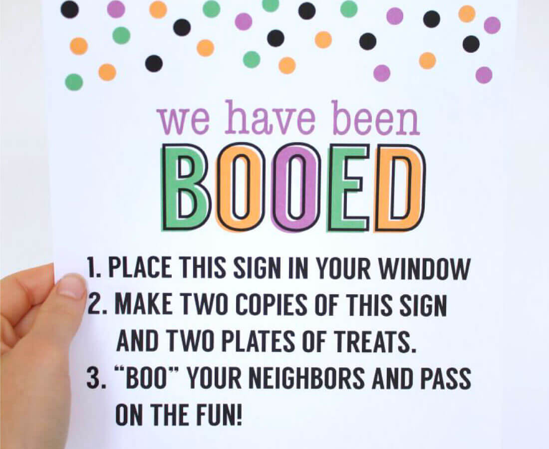 You've Been Boo'ed Halloween Printables 