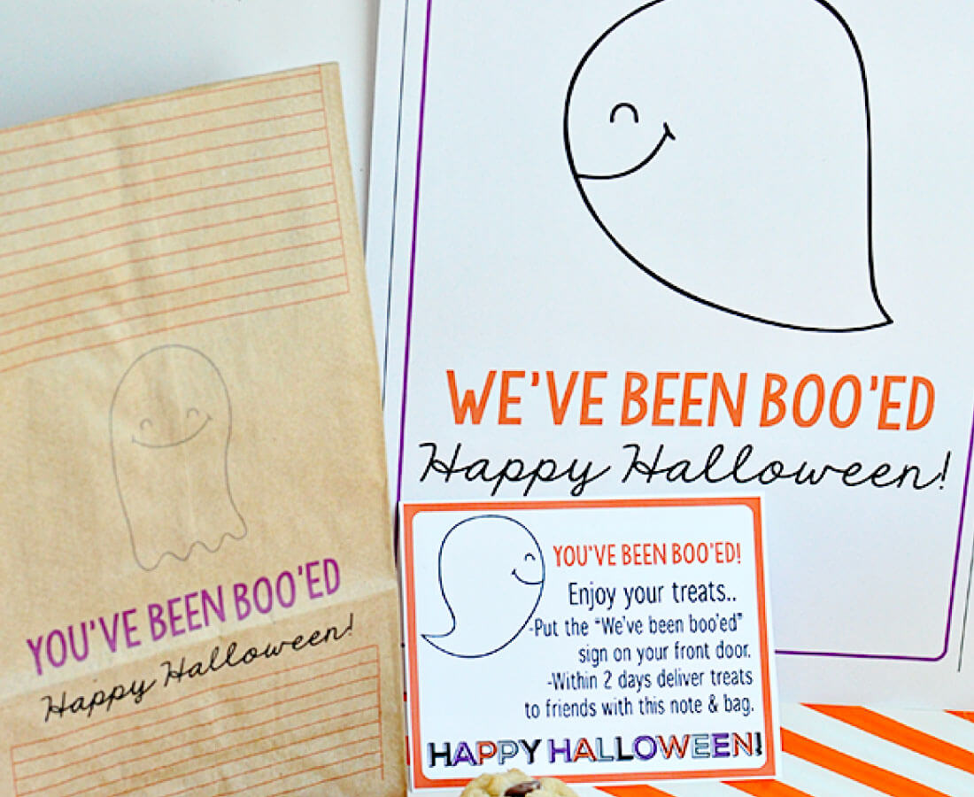 We've Been Boo'ed Printable Halloween Set